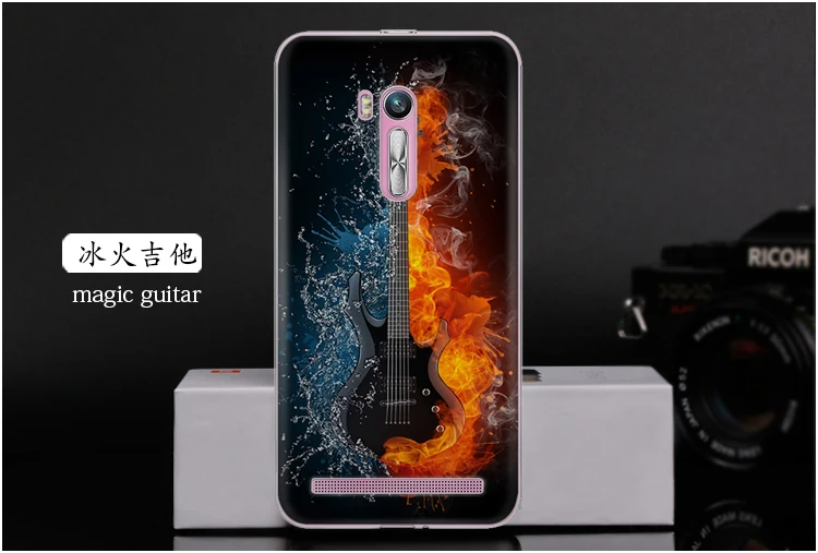 Мягкий чехол для телефона с изображением цветов Asus Zenfone Go ZB551KL 5 симпатичный стиль