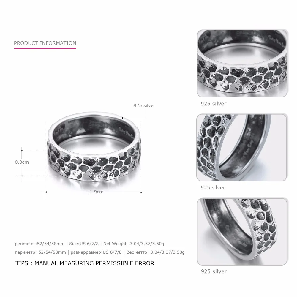 Сказать вы говорите мне 925 стерлингов Серебряные кольца Fine Jewelry аксессуары Винтаж коралловый Серебряные кольца унисекс подарок дропшиппинг - Цвет камня: SR041