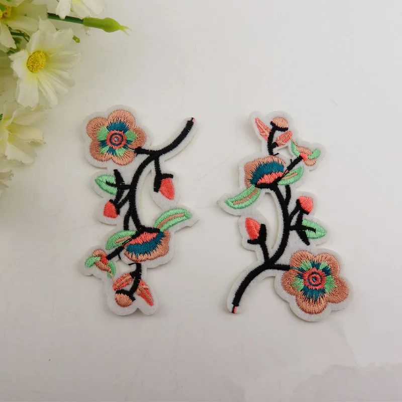 2 шт. Новое поступление Fallout Parches Ropa Бразилия нашивка Цветы аппликация Железо на