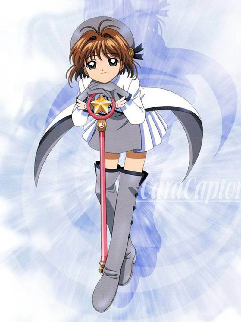 Аниме CARDCAPTOR SAKURA Card Captor Sakura Birdhead Star Magic Stick палочка аксессуары для косплея Porp