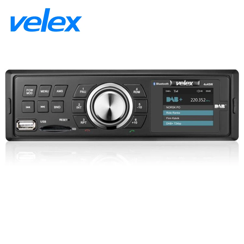 Автомобильный приемник DAB с AM/FM/RDS/Bluetooth/MP3/4X45W DHL быстрая доставка|Автомобильные