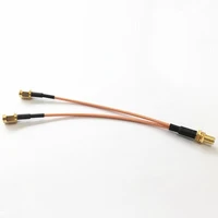 sma female nut to 2x rp sma plug y type splitter combiner pigtail cable rg316 15cm 6 for wifi router