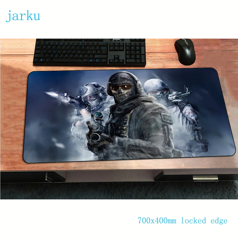 Игровой коврик для мыши warface 700x400x2 мм ноутбука игровой с заблокированными краями