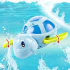 Игрушечная черепаха с цепочкой для купания, с изображением животных