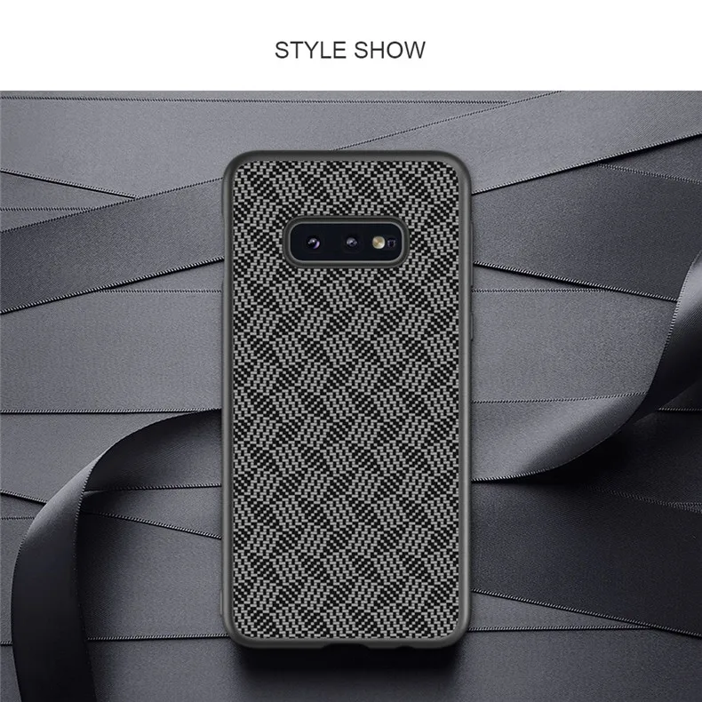 Nillkin плед Чехол для samsung Galaxy S10e химическое волокно случаях телефон оболочки жесткий задняя крышка