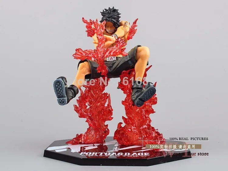 36pcs/lot EMS Anime One Piece Fire Fist Ace - Portgas D Cross Battle Ver. Zero PVC Action Figure Model Toy OPFG271 | Игрушки и хобби