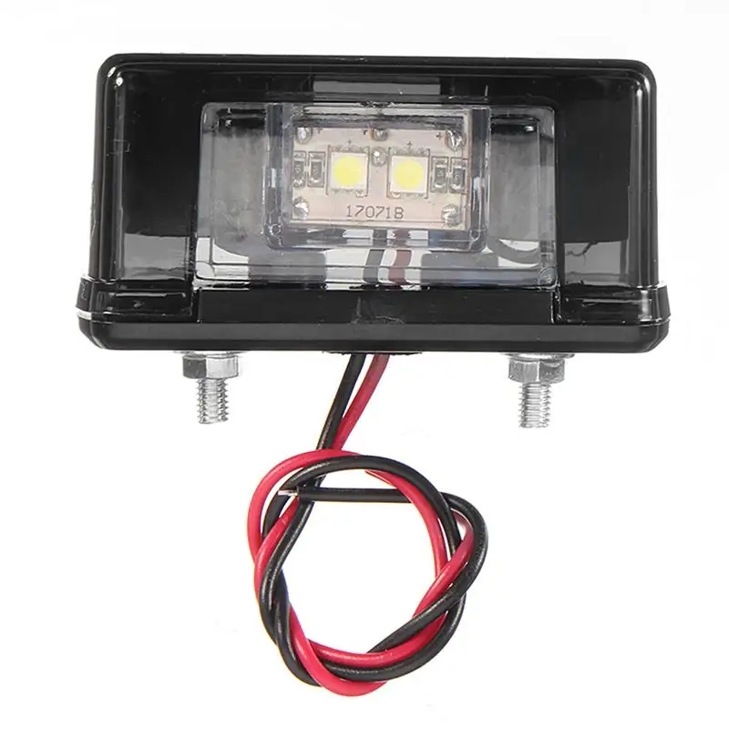 1 шт 12 V/24 V номерных знаков грузового автомобиля светильник нарядное красно-белое номерной знак светильник для автомобильной трейлер РВ Грузовик Мотоцикл лодки летательного аппарата