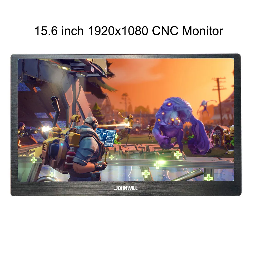15.6 CNC monitor 15,6 дюймов портативный ips Full HD экран монитор 1080P CNC Корпус lcd HDMI/USB для Raspberry Pi PS4 13," 2 K маленький игровой монитор ПК - Цвет: 15.6 CNC monitor