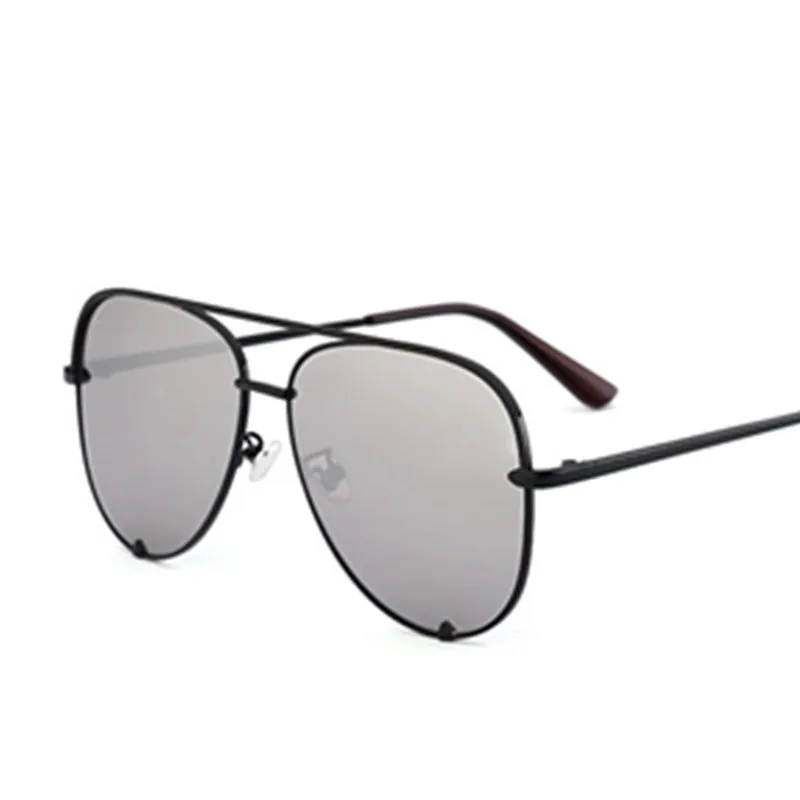 Солнцезащитные очки авиаторы для женщин роскошные зеркальные солнцезащитные в