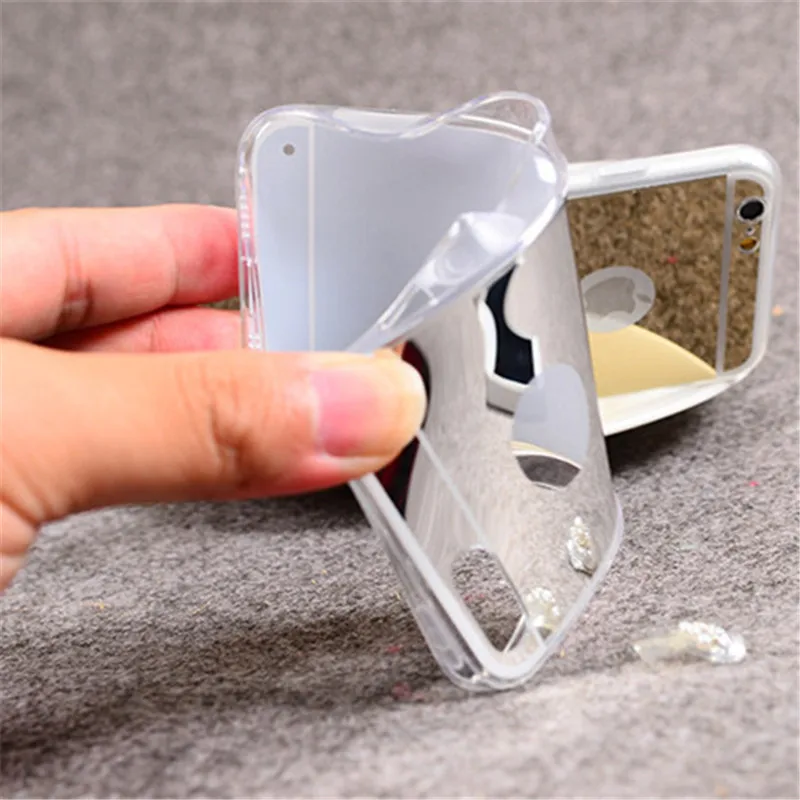 Лидер продаж! Зеркальный чехол для задней панели телефона с покрытием iPhone 5S 5 SE / 6