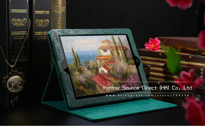 Phoenix Pattern Stand PU Leather case for ipad 3 4 2 New Luxury Smart Cover Smartcover iPad4 Flip Green Red Black YOTONE | Компьютеры и