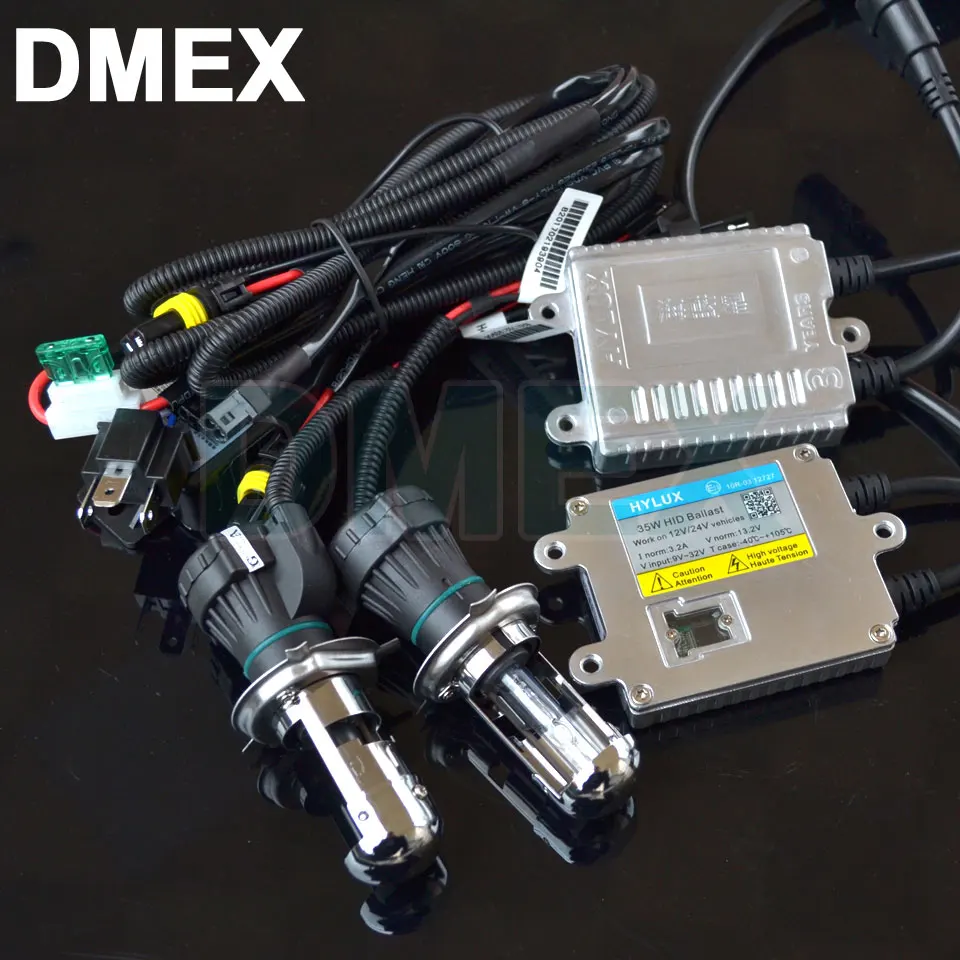 DMEX 1 комплект 12 в 24 35 Вт Быстрый старт яркий ксеноновый HID H4 H13 9004 9007 биксеноновый