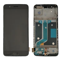 for oneplus 5 lcd one plus 5 lcd display and touch screen digitizer assembly with frame a5000 lcd home button fingerprint