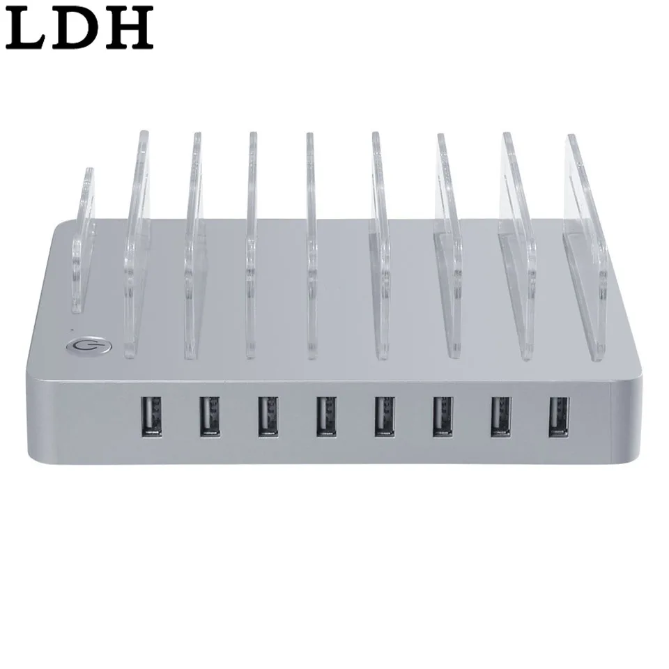 LDH 8 портов настольное USB зарядное устройство многофункциональная 19.2A зарядная