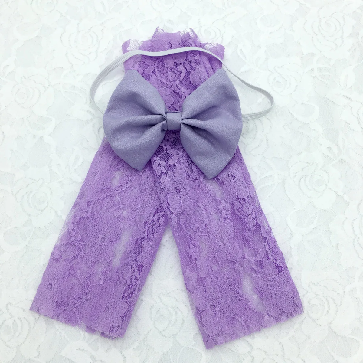 Baby Lace Leg Warmers Set Photo Prop Headband Bow Sleeve Studio Newborn Girl Print Photography Accessories X | Детская одежда и