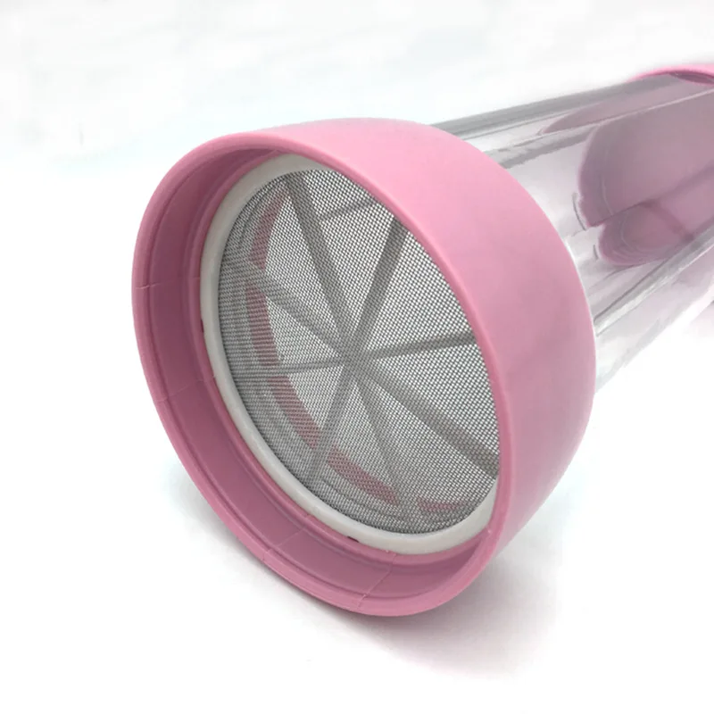 Нержавеющая сталь сетка вращающийся шоколадный шейкер для сахара какао соль