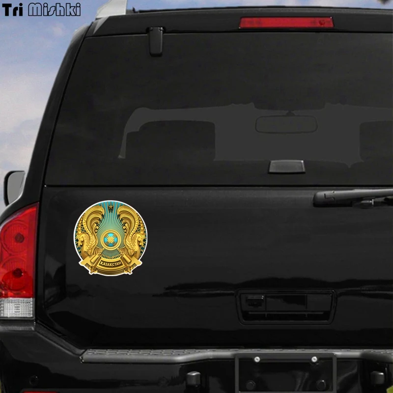 Tri Mishki WCS234 #14x14 5 см герб РК стикер автомобиля ЦВЕТАСТЫЙ Авто наклейки