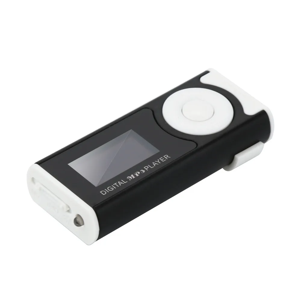 Мини-usb клип, ЖК-экран, MP3-плеер, медиаплеер, поддерживает 8 ГБ, Micro SD, для музыкального плеера, медиаплеер 2,04# M09