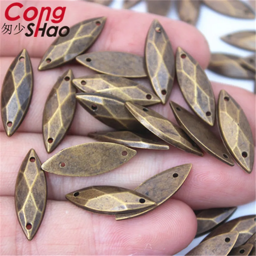 Cong Shao 100 шт. 7*20 мм серебристо-белые камни и кристаллы акриловая лошадь с глазом из
