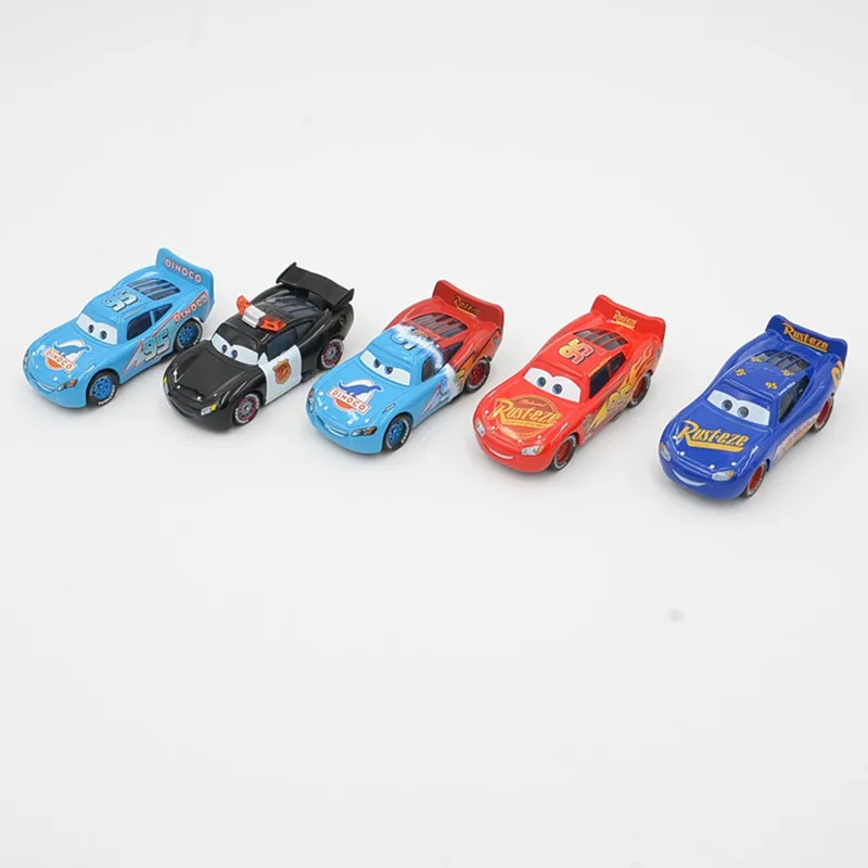 Disney Pixar тачки 3 новые игрушки 5 шт./лот сказочные Молнии Маккуин Джексон шторм