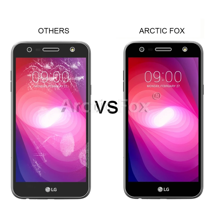 2 шт./лот закаленное Стекло для LG X power Экран протектор Защитная пленка Бесплатная