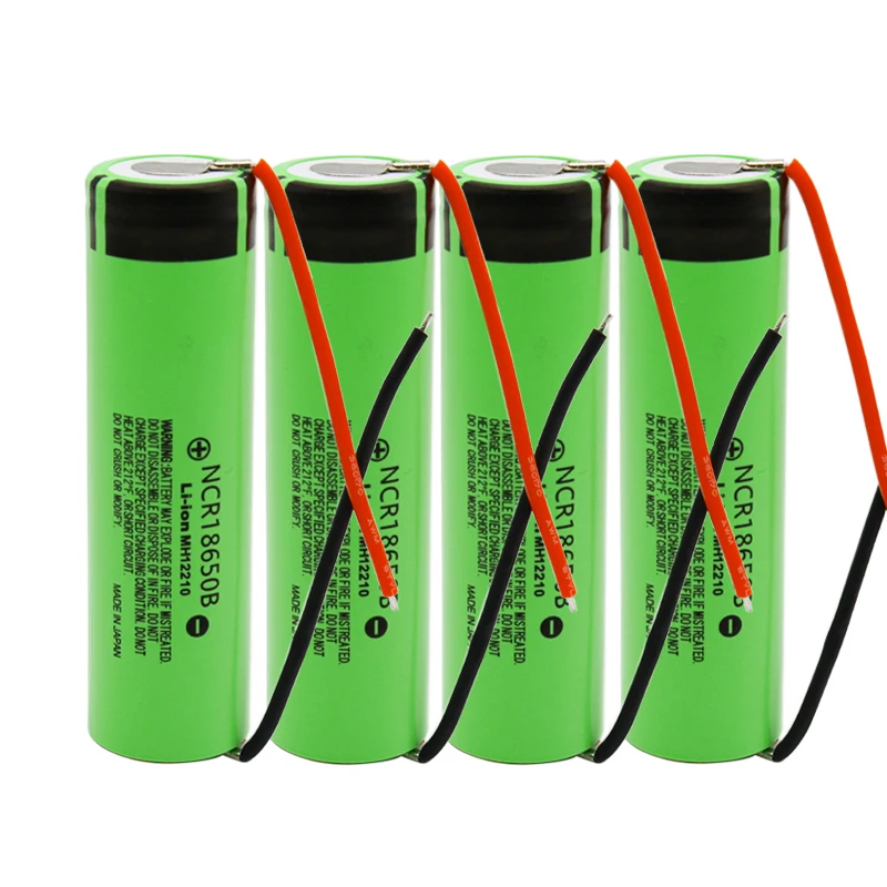 Шт Panasonic Оригинальный NCR18650B 3 7 V 3400mAh 18650 перезаряжаемая литиевая батарея для