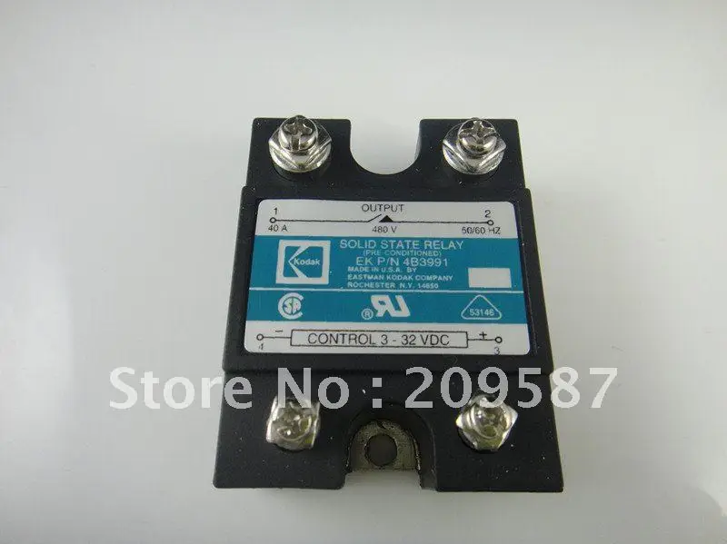 

Твердотельное реле SSR-40A 40A 480V 3-32VDC