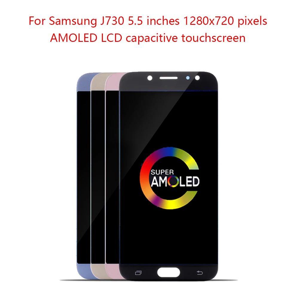 OTMIL 5.5&quotAMOLED For SAMSUNG Galaxy J730 LCD Touch Screen Pro J7 2017 Display J730F/G #1 | Мобильные телефоны и