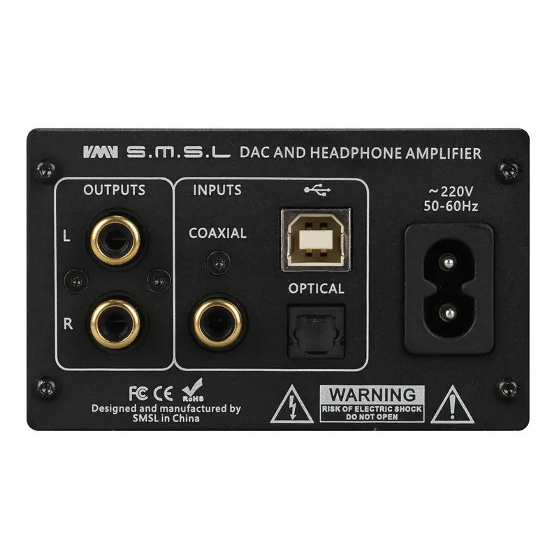 Зазор SMSL M7 2xAK4452 32 бит/768 кГц DSD512 USB ЦАП с усилителем для наушников USB коаксиальный Оптический вход RCA 6,35 разъем выход