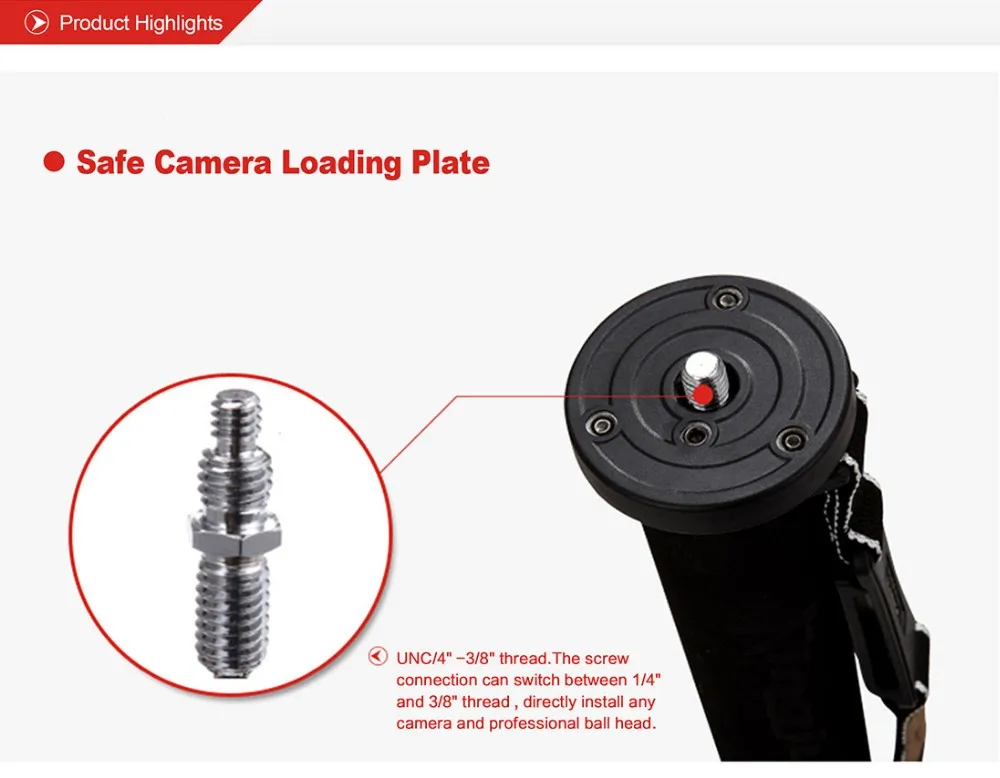 KINGJOY Officia MP408FL монопод Dslr для всех моделей профессиональной камеры штатив Стенд видео Para Movil Гибкий штатив