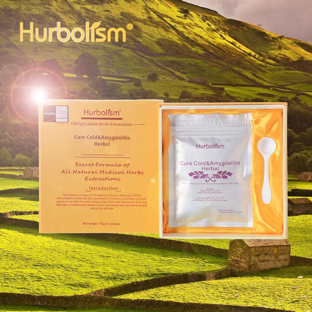 Hurbolism yeni güncelleme soğuk algınlığı ve Amygdalitis bitkisel ilaç tozu tedavi soğuk, boğaz ağrısı, ateş, kas ağrısı, durdurma öksürük.