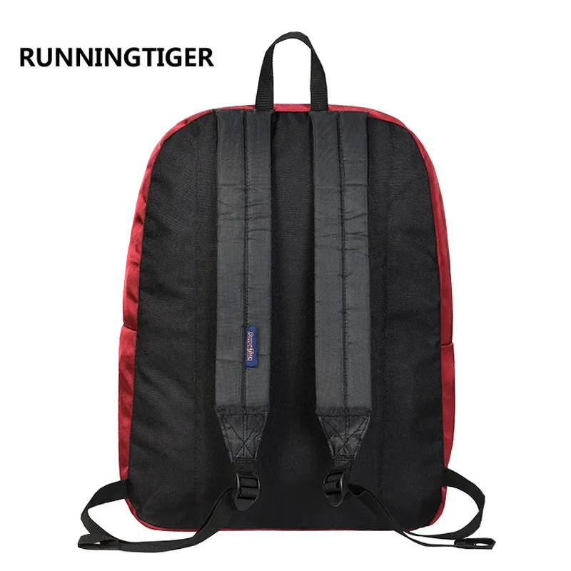 Однотонная дорожная сумка с тигром для бега унисекс Большой Вместительный