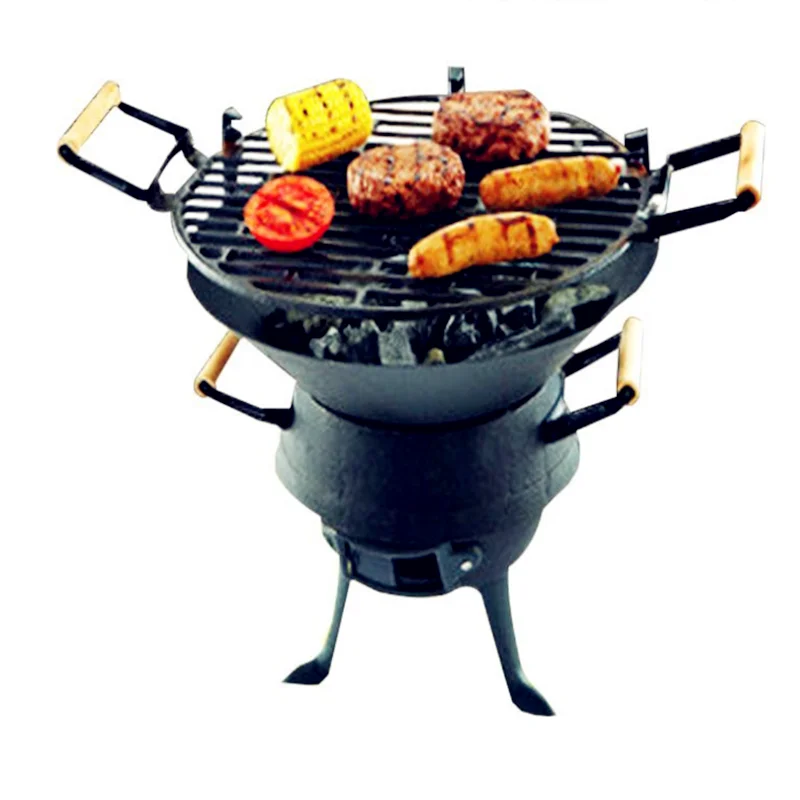

2019 newest!!!European retro cast iron stove 36cm 38cm outdoor charcoal grill charcoal stove home heating stove