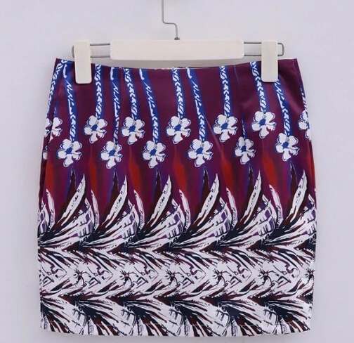 Women floral print beading two pieces suits Dress elegant O Neck short sleeve casual slim dress brand designer QZ953 | Женская одежда