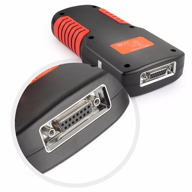 Автомобильный сканер ошибок KW820 OBDII EOBD диагностический инструмент для считывания