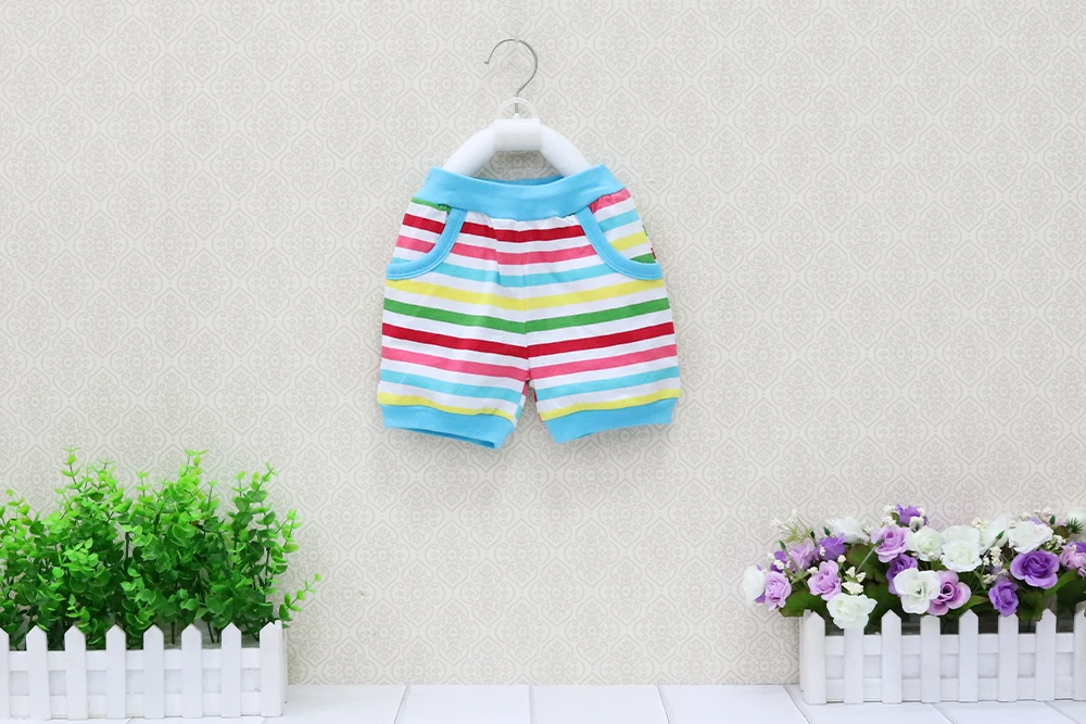 Детские шорты с карманами из хлопка для маленьких девочек 1-3 лет, одежда для малышей короткие костюмы для маленьких девочек