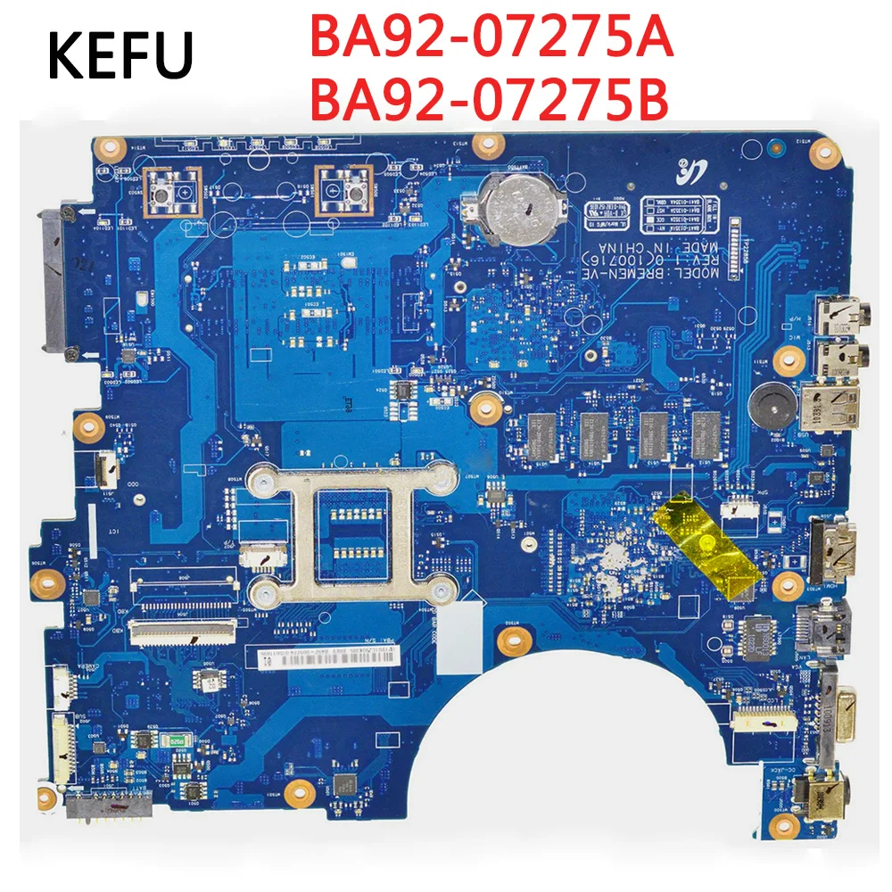 Kefu BA41-01401A BA92-07275A BA92-07275B для samsung R780 Материнская плата ноутбука HM55 DDR3 в хорошем состоянии
