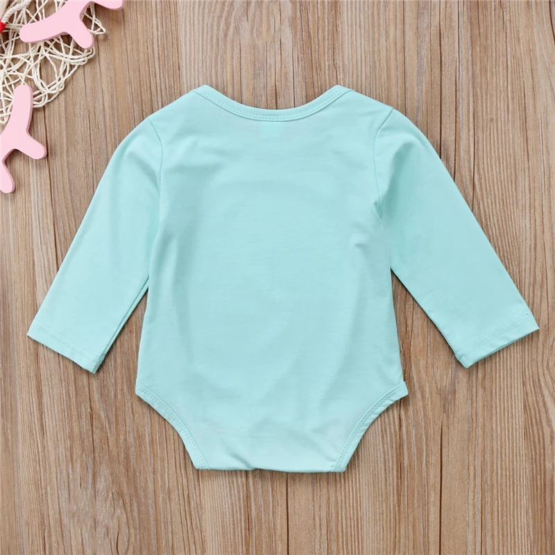 Милая одежда с рисунком единорога для новорожденных мальчиков и девочек