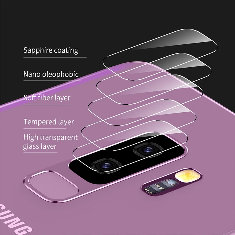 Back Camera Lens Tempered Glass For Samsung Galaxy S9 S10e S10 S20 Ultra Note 8 9 10 Plus Len Film | Мобильные телефоны и