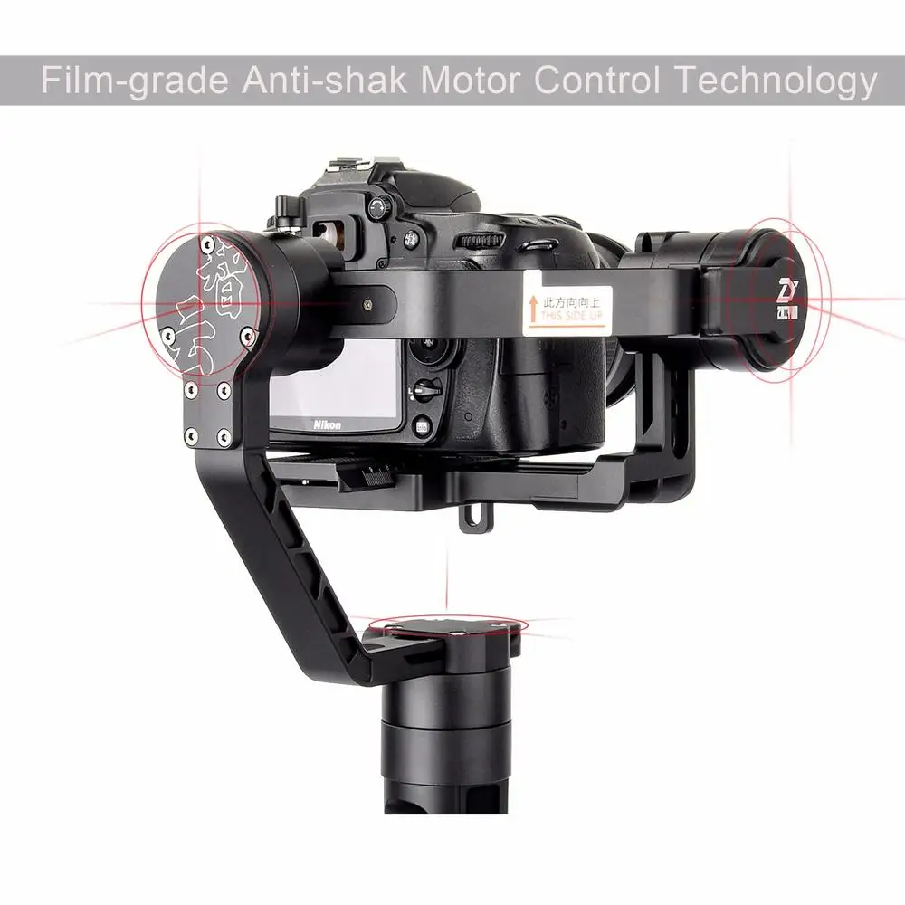 

zhi yun Zhiyun Official Crane 2 3-Axis Camera Stabilizer for All Models of DSLR Mirrorless Camera Canon 5D2/5D3/5D4