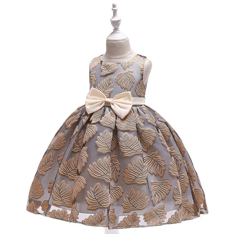 Elegante vestido de princesa para nignas y nignos vestidos de boda para nignas vestido de fiesta para nignas 3 4 5 6 7 8 9 10 de 12 - Цвет: As Picture