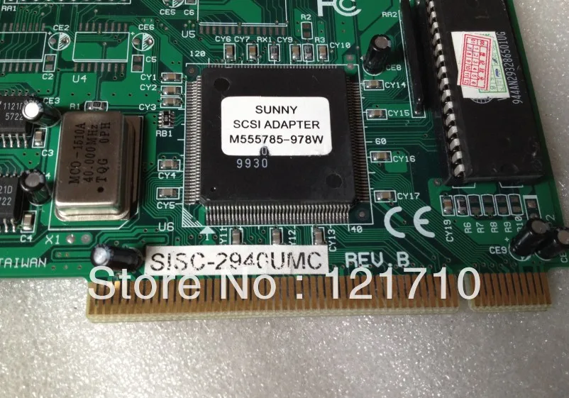 Индустриальная плата PCI интерфейс SCSI card M555785-978W SISC-2940UMC RE V.B | Компьютеры и офис