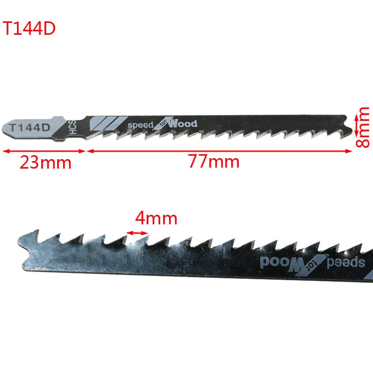 5 шт. T101D/T111C/T118B/T127D/T144D/T244D AO HCS Т-хвостовик Jigsaw Blades набор кривых режущих