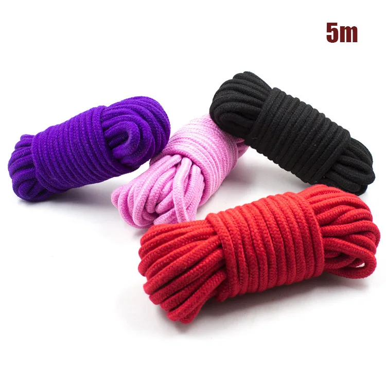 5 м веревка связывающая удерживающая мягкая хлопковая БДСМ фетиш Связывание