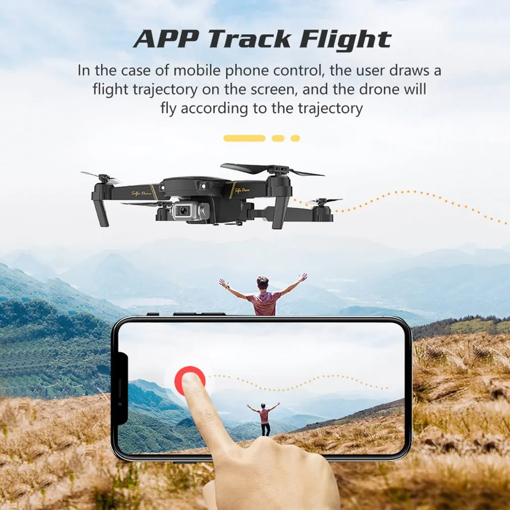 Новый GD89 WIFI FPV с широким углом обзора 480 P/1080 P HD камера высоким режимом удержания