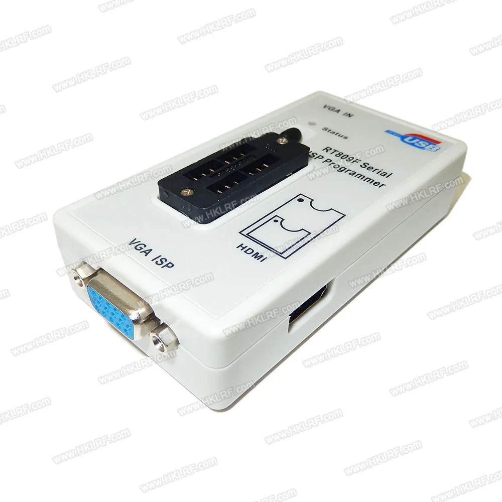 100% оригинальный новейший RT809F ЖК ISP программатор + 11 элементов тестовый зажим SOP8