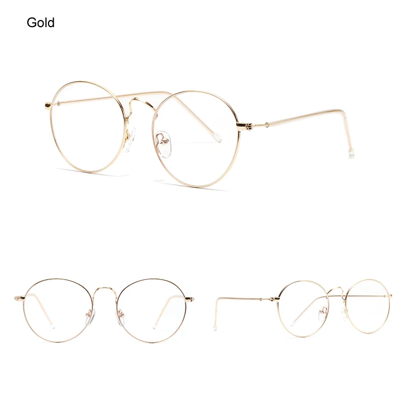 Ralferty, круглые очки, оправа, прозрачные очки, прозрачные очки, близорукость, оптические, точек, нулевая оправа, очки W3313