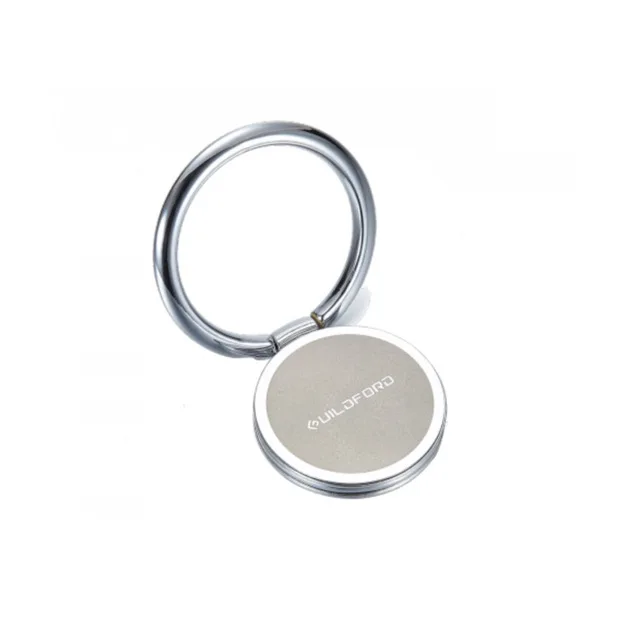 Ring Silver Xiaomi Mijia Guildford магнитный держатель телефона в автомобиль 360 Вращение металлическое кольцо крепление подставка для iPhone XS Xiaomi Honor - Цвет: Ring Silver