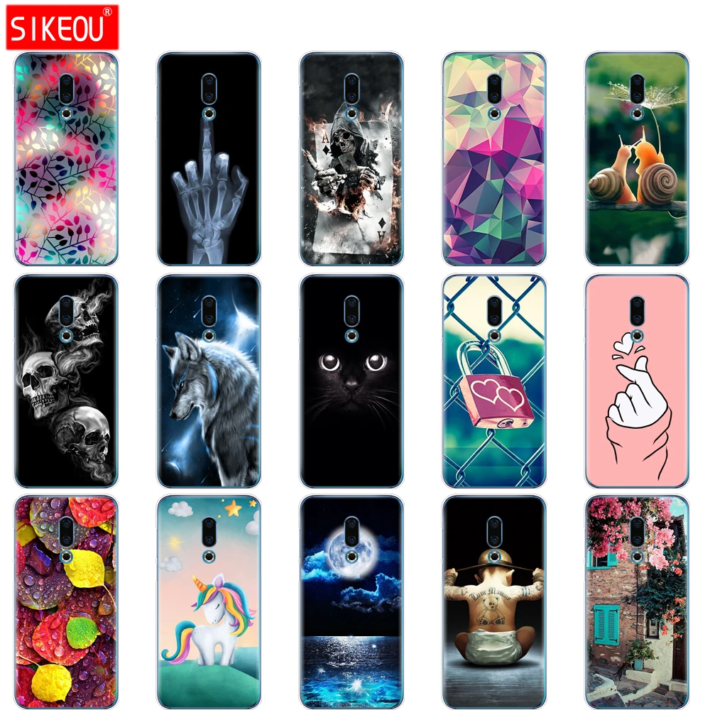 Силиконовый чехол для Meizu 16th 6 0 дюйма Plus накладка 5 мягкая задняя крышка из ТПУ