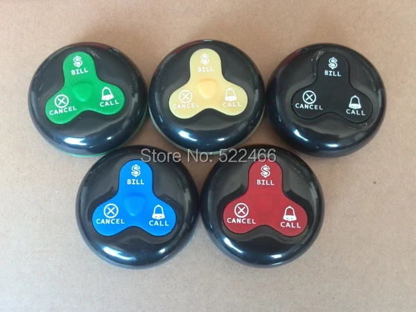 Беспроводной настольный звонок 433 МГц система вызова пейджер приемник K-336 Вт 5